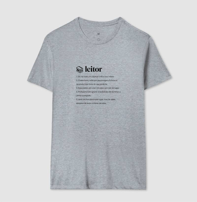 Camiseta Definição Leitor