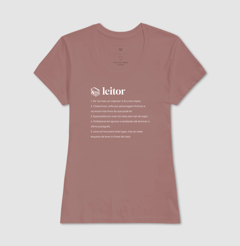 Camiseta Definição Leitor