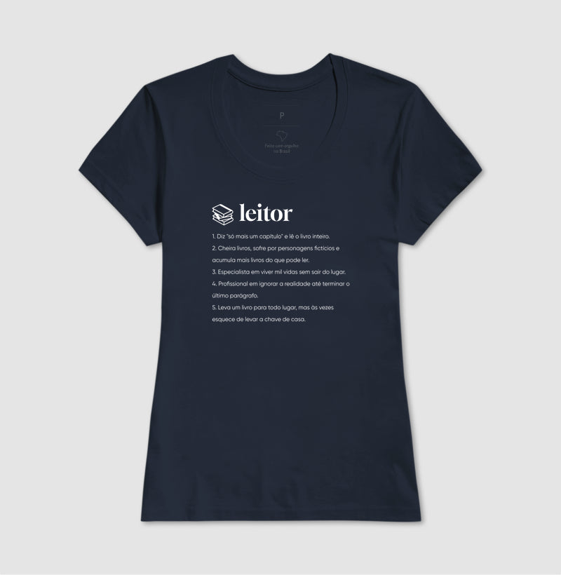 Camiseta Definição Leitor
