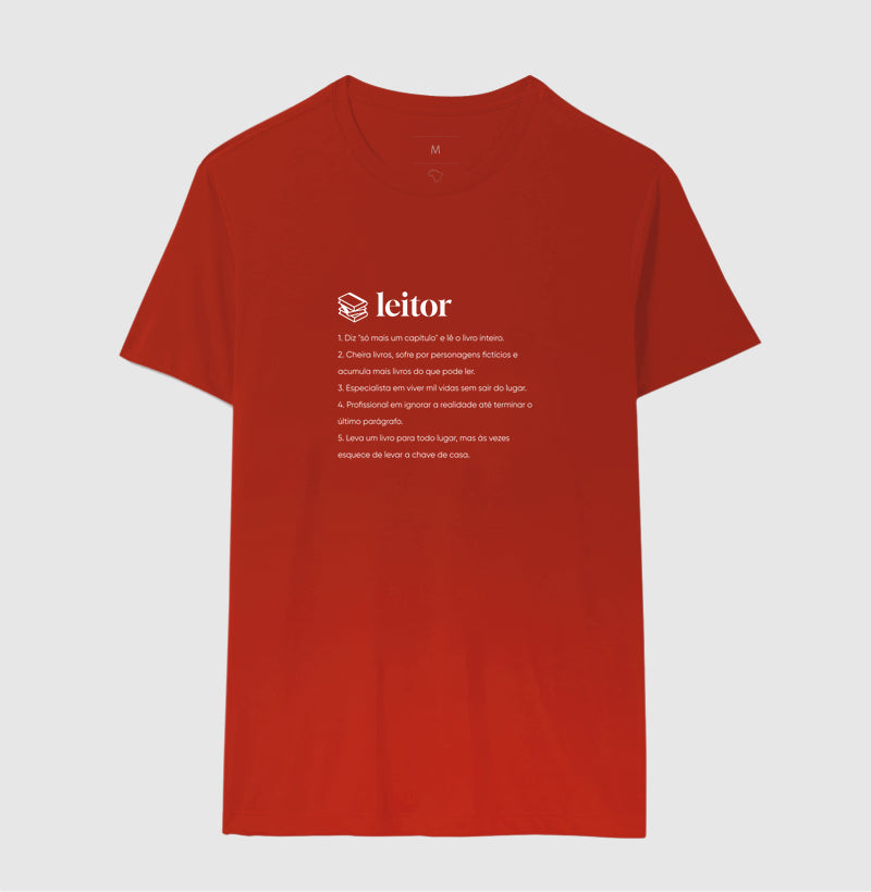 Camiseta Definição Leitor