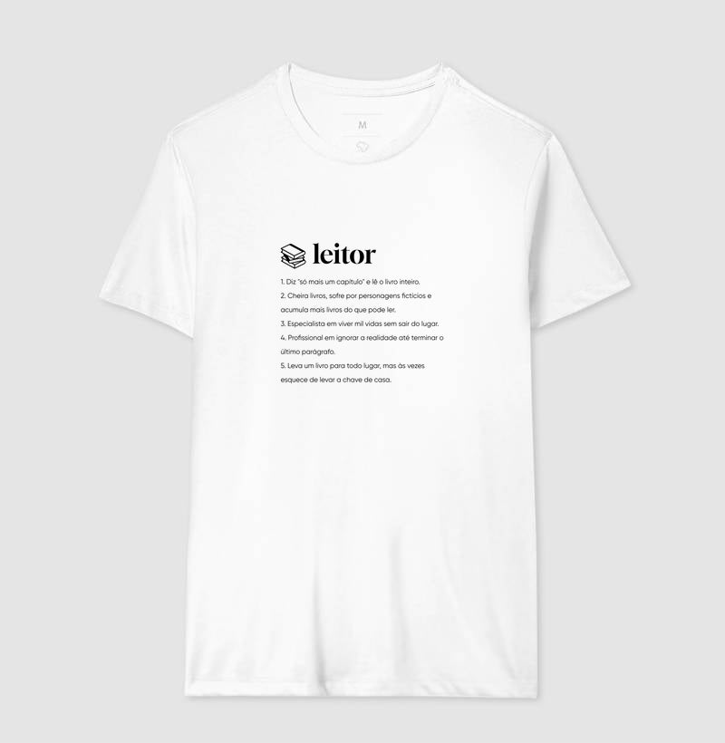 Camiseta Definição Leitor