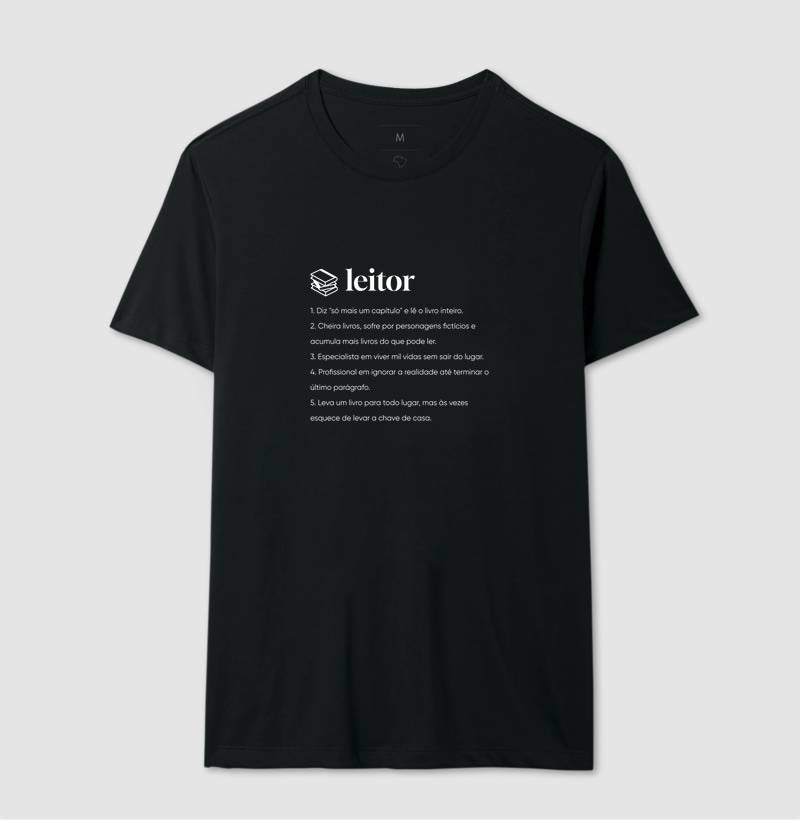 Camiseta Definição Leitor