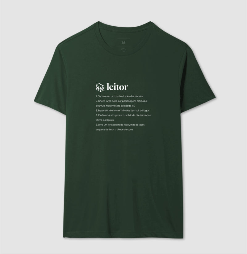 Camiseta Definição Leitor