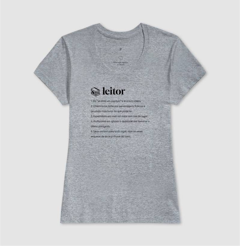 Camiseta Definição Leitor
