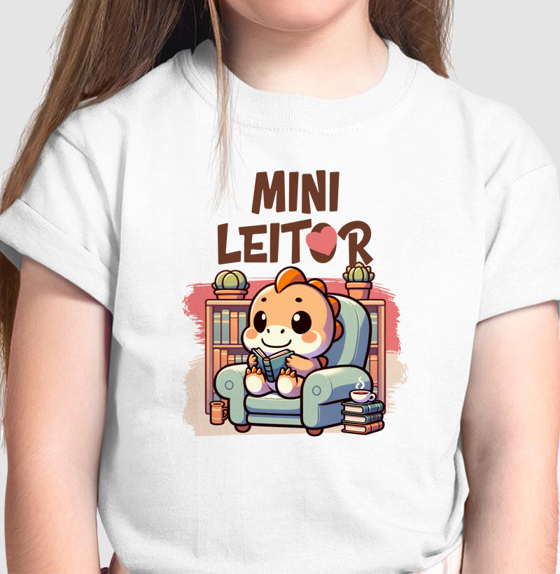 Camiseta infantil Mini Leitor