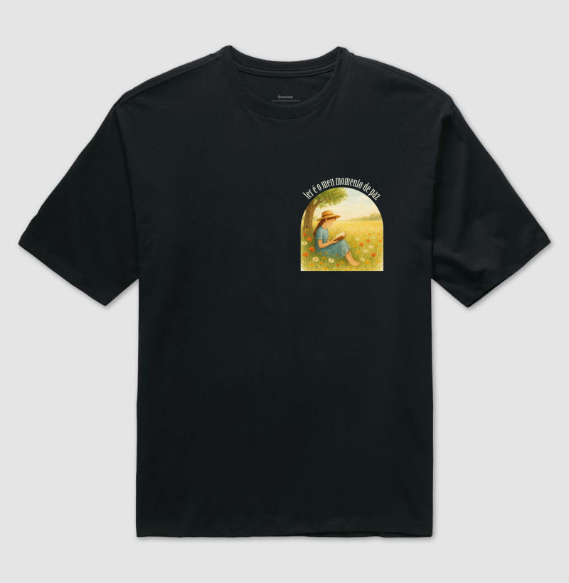 Camiseta oversized Momento de Paz