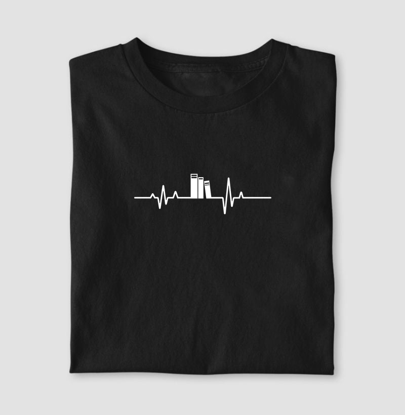 Camiseta Vivo de livros