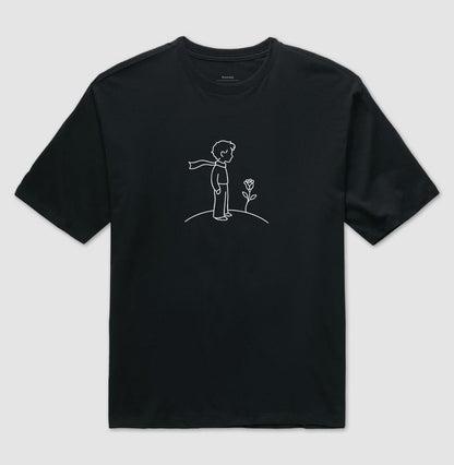 Camiseta oversized Pequeno Príncipe