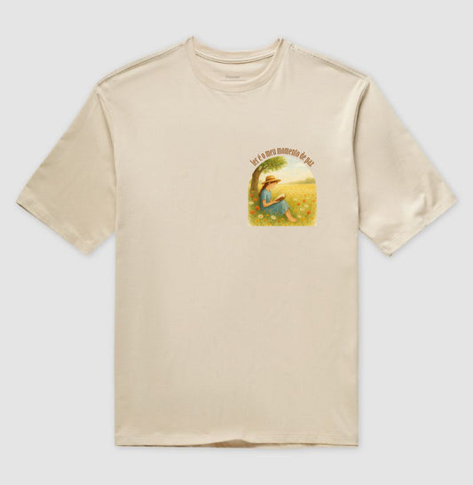 Camiseta oversized Momento de Paz