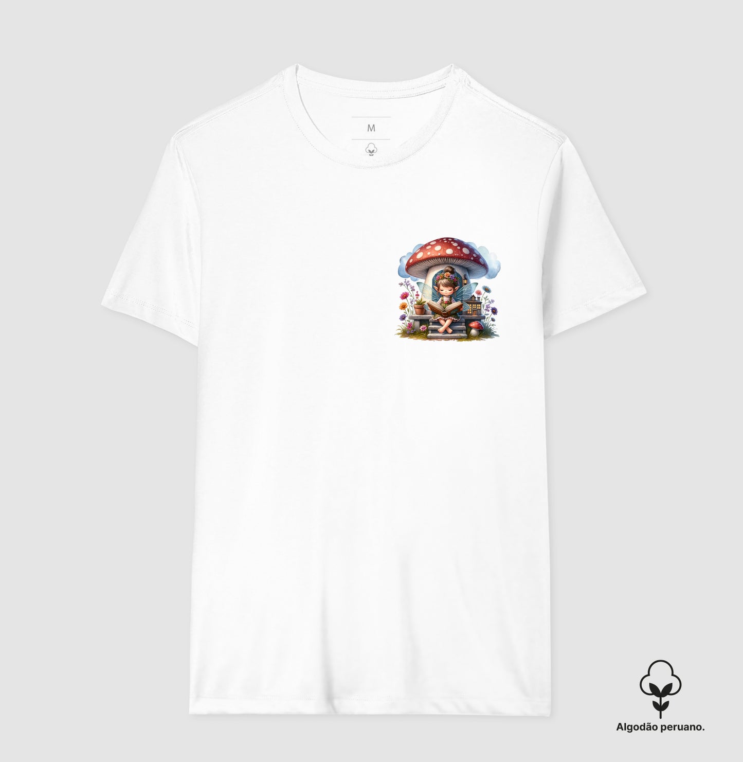 Camiseta algodão peruano Fairytale