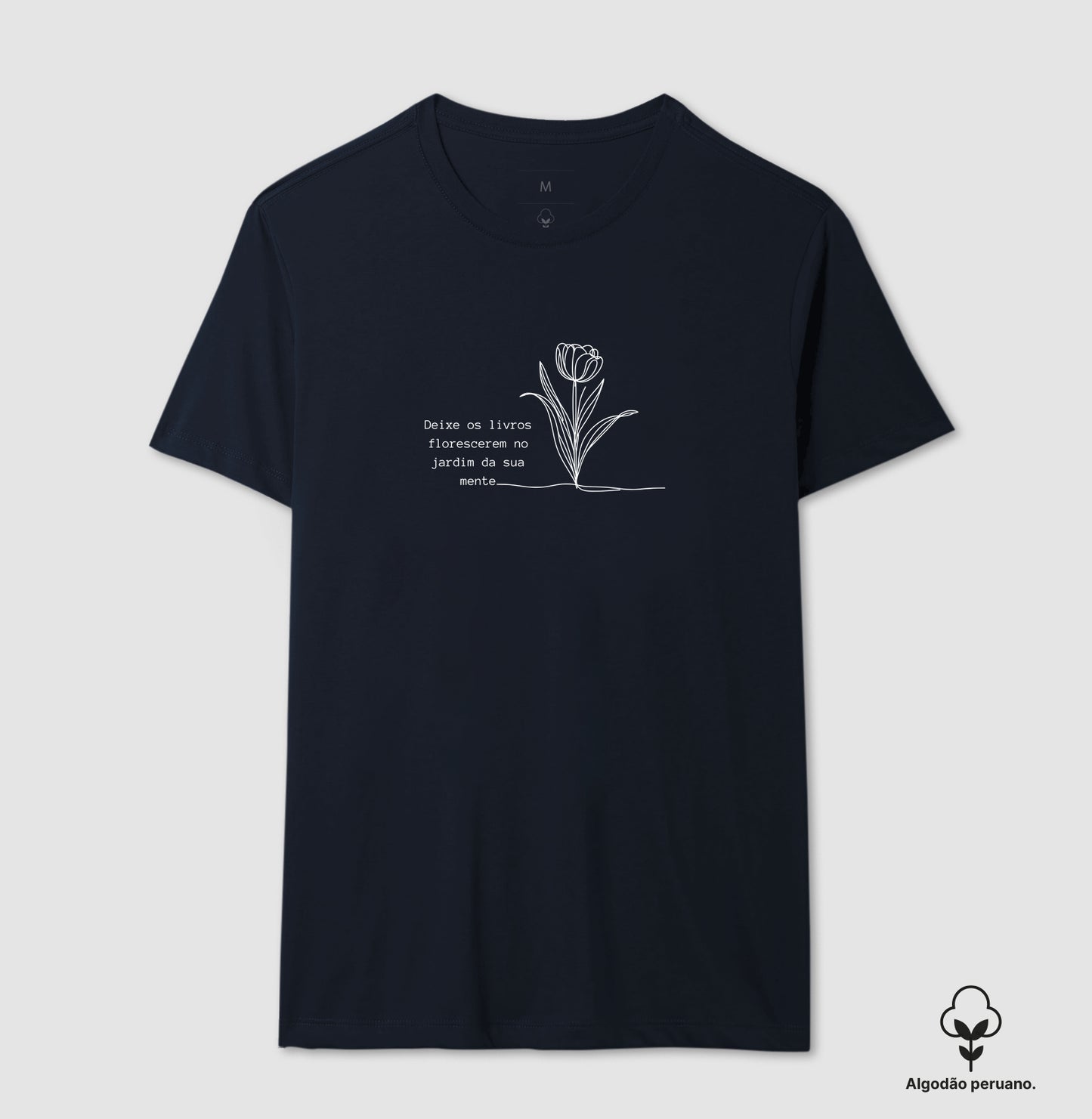 Camiseta algodão peruano Jardim da Mente