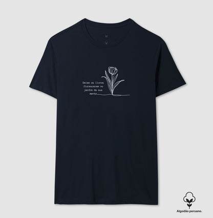 Camiseta algodão peruano Jardim da Mente