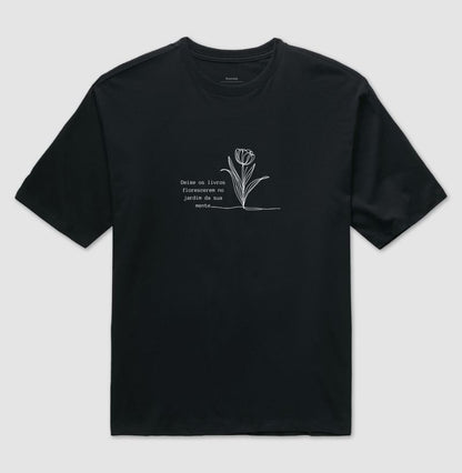 Camiseta oversized Jardim da Mente