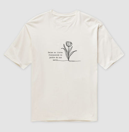 Camiseta oversized Jardim da Mente