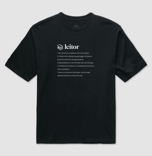 Camiseta oversized Definição Leitor
