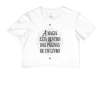 Cropped Magia nas páginas