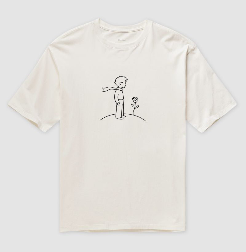 Camiseta oversized Pequeno Príncipe