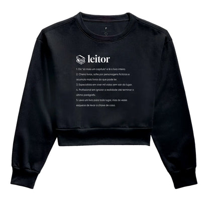 Moletom cropped Definição Leitor