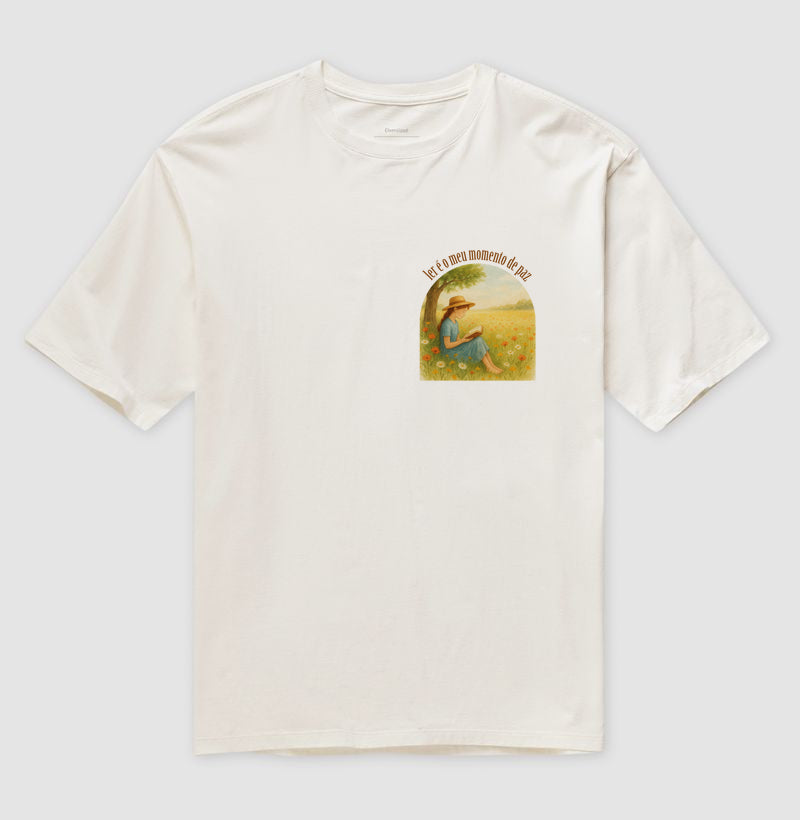 Camiseta oversized Momento de Paz