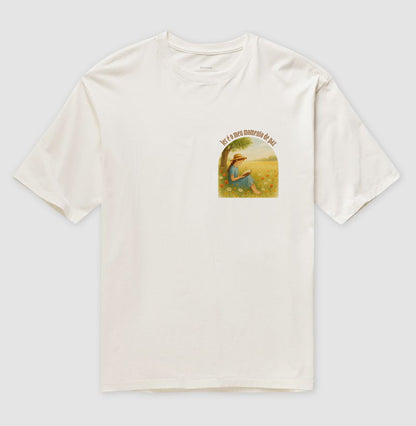 Camiseta oversized Momento de Paz