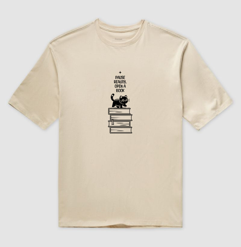 Camiseta oversized Pause Reality