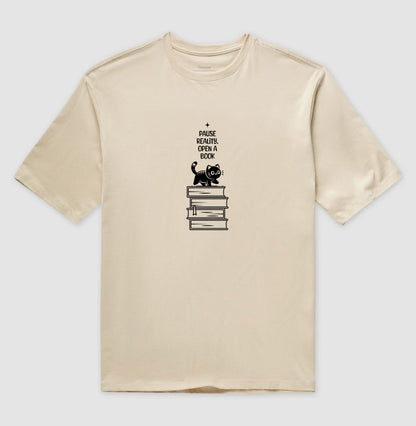 Camiseta oversized Pause Reality