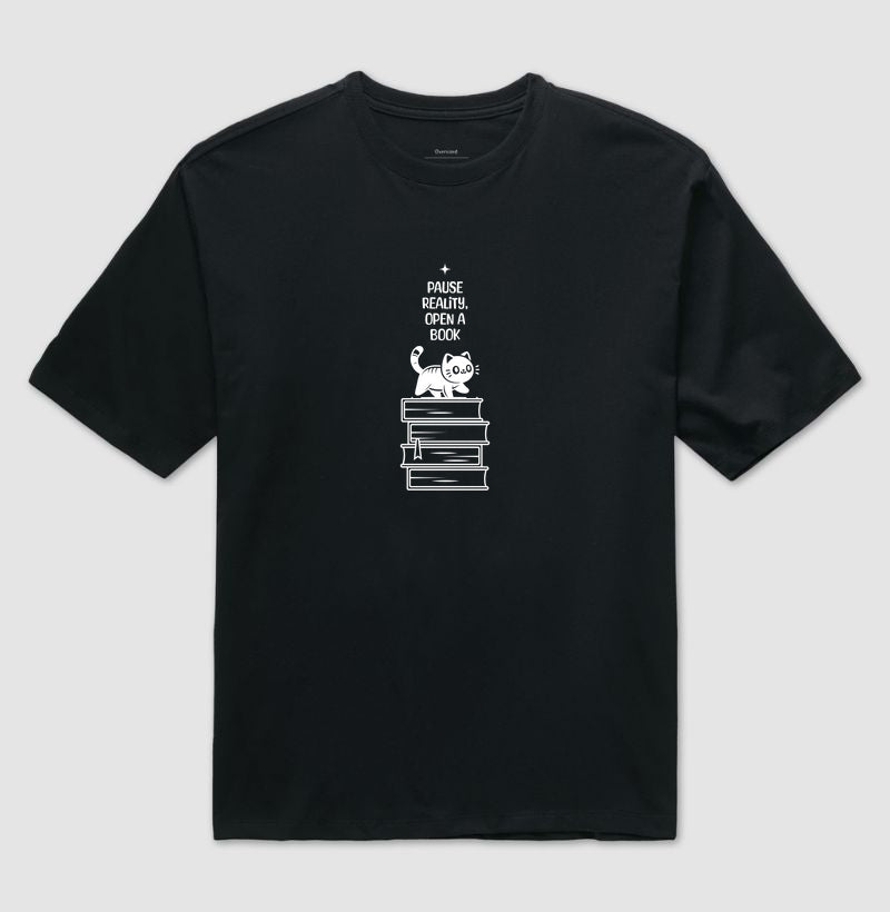 Camiseta oversized Pause Reality
