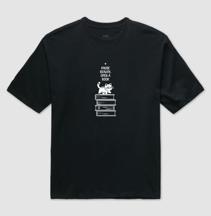 Camiseta oversized Pause Reality