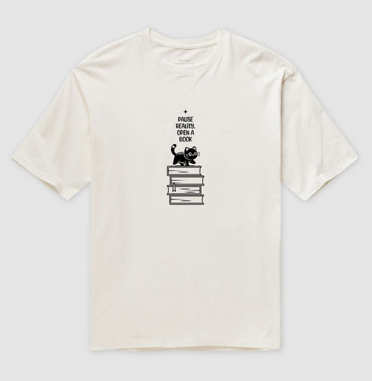Camiseta oversized Pause Reality