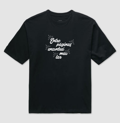 Camiseta oversized Entre Páginas