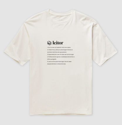 Camiseta oversized Definição Leitor