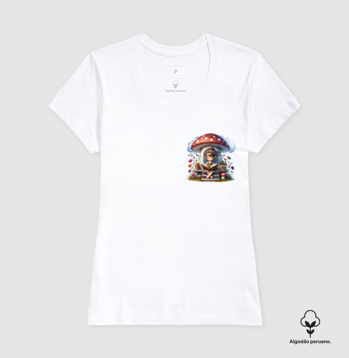 Camiseta algodão peruano Fairytale