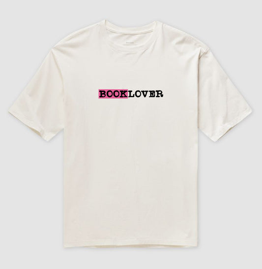Camiseta oversized Booklover