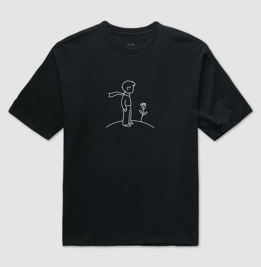 Camiseta oversized Pequeno Príncipe