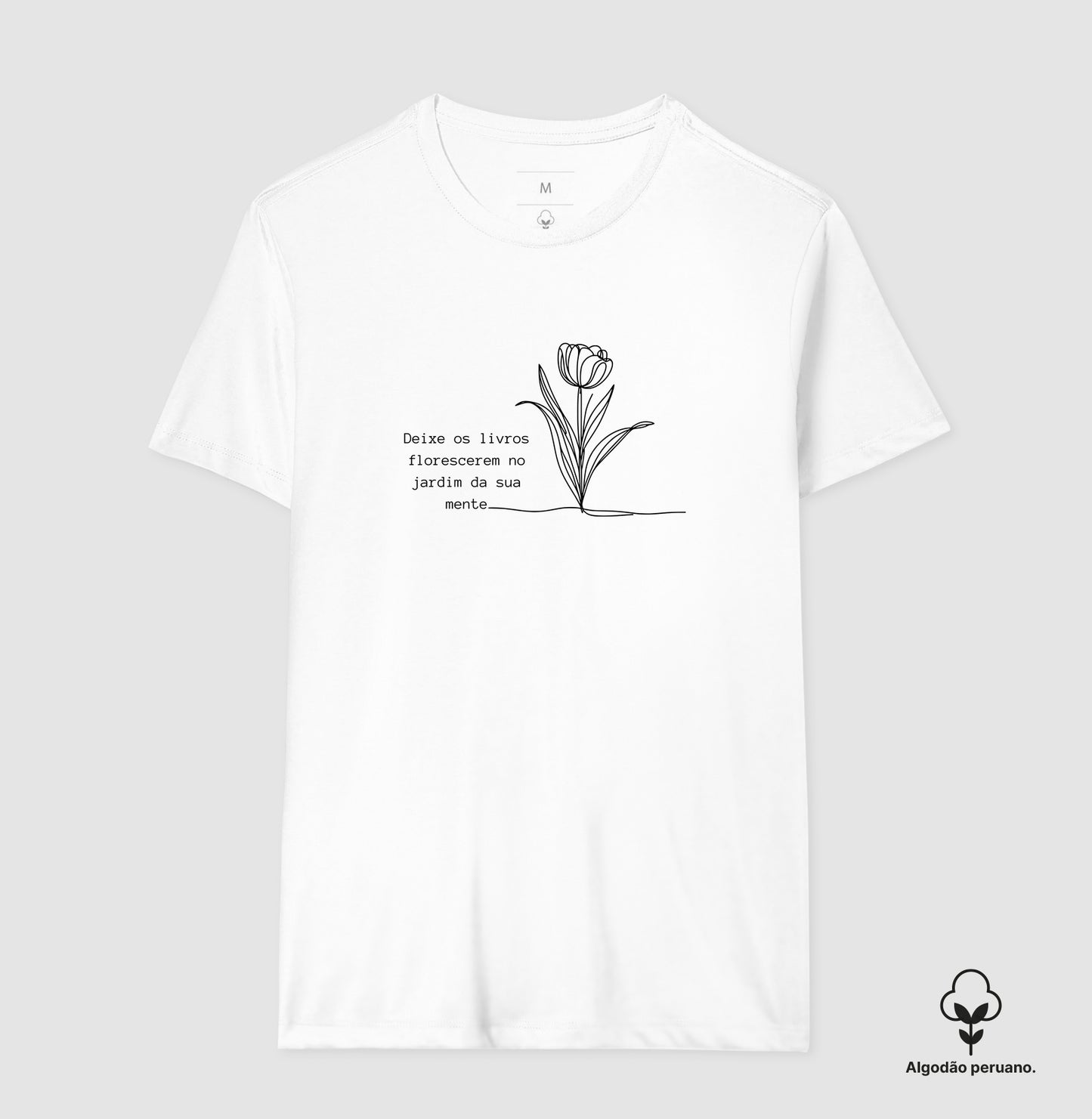 Camiseta algodão peruano Jardim da Mente