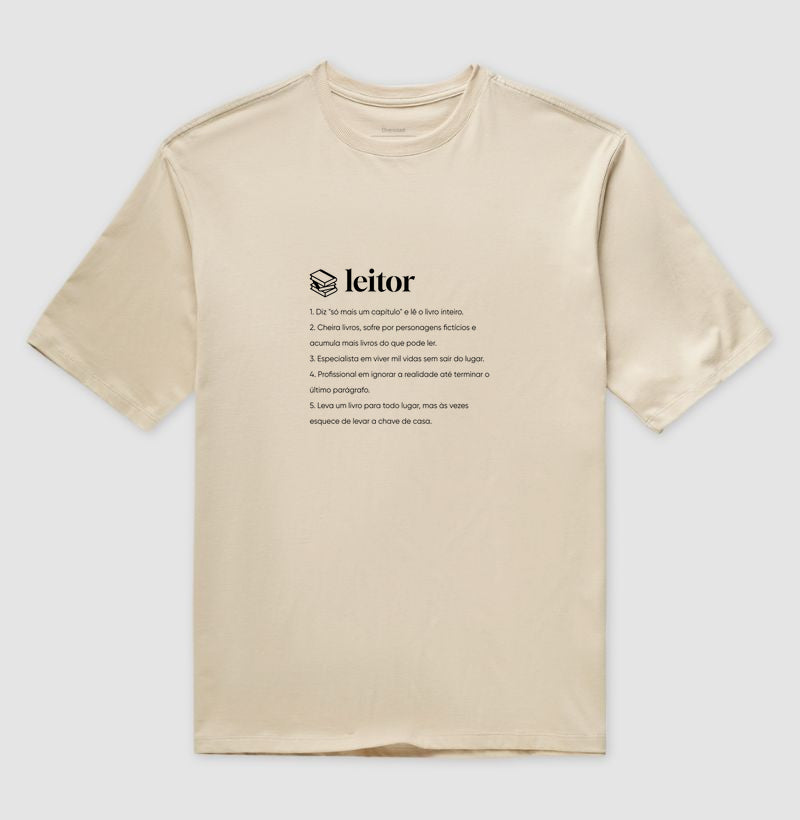 Camiseta oversized Definição Leitor