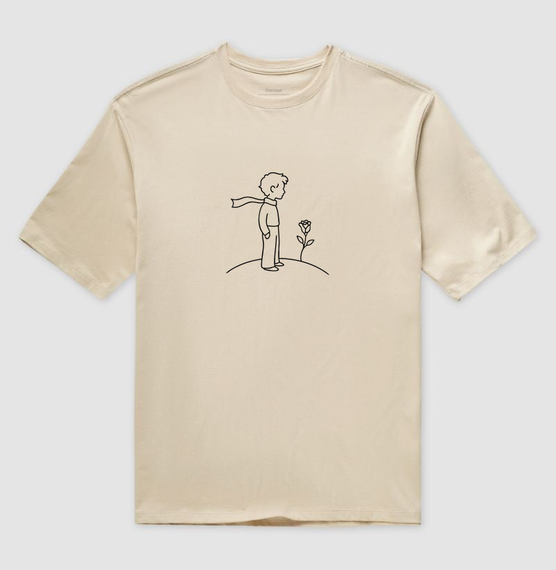 Camiseta oversized Pequeno Príncipe