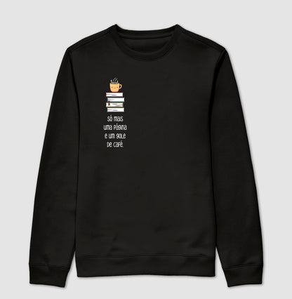 Moletom Uma Página e Um Café