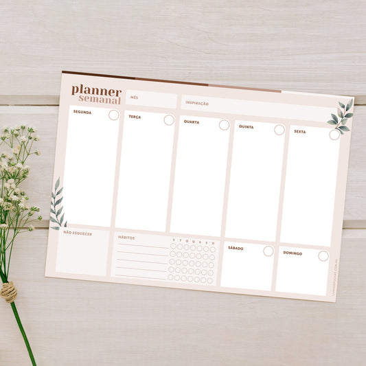 Planner Semanal - Hazel