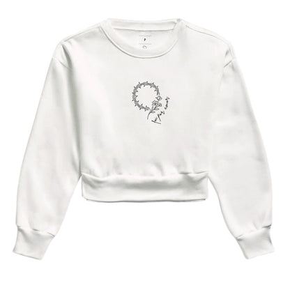 Moletom cropped Foi por Amor