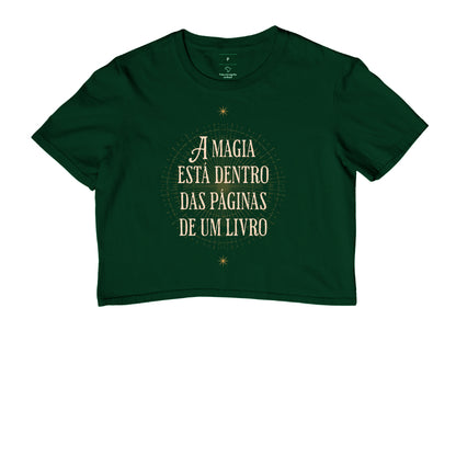 Cropped Magia nas páginas