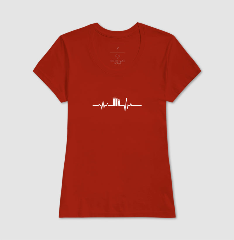 Camiseta Vivo de livros