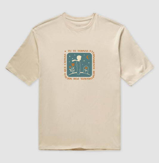 Camiseta oversized Eternamente Responsável