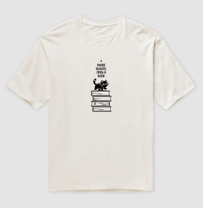 Camiseta oversized Pause Reality