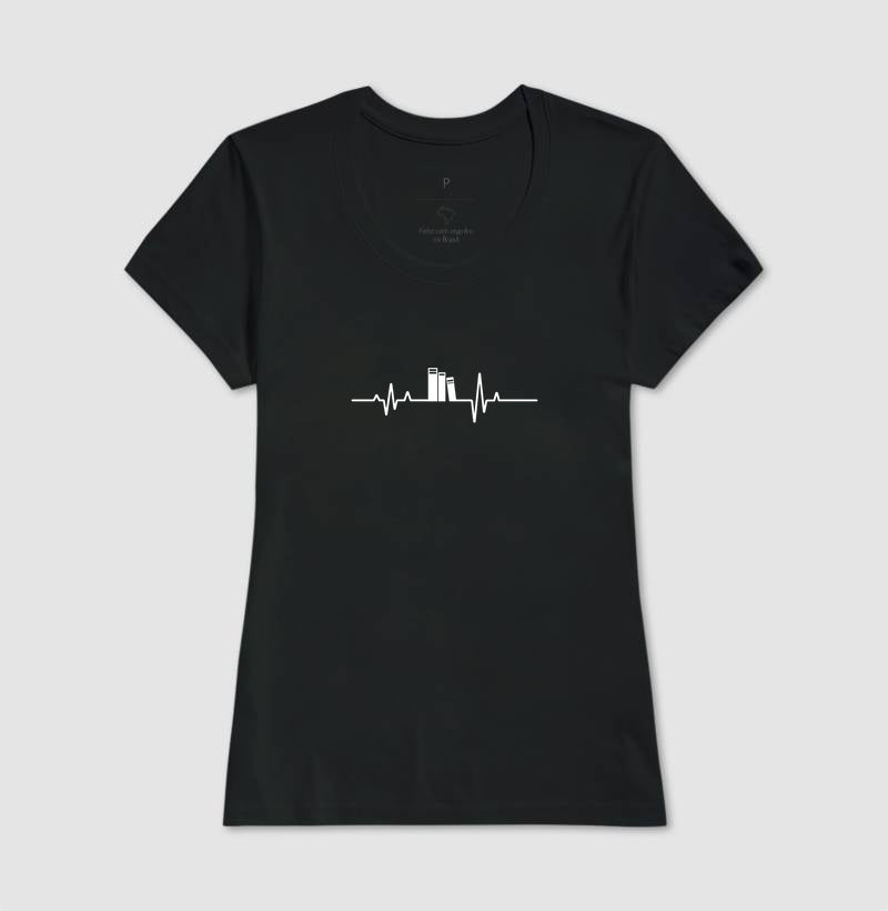 Camiseta Vivo de livros