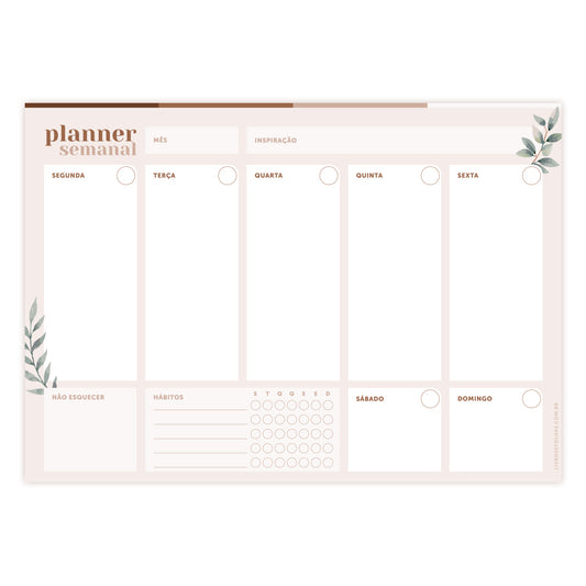 Planner Semanal - Hazel